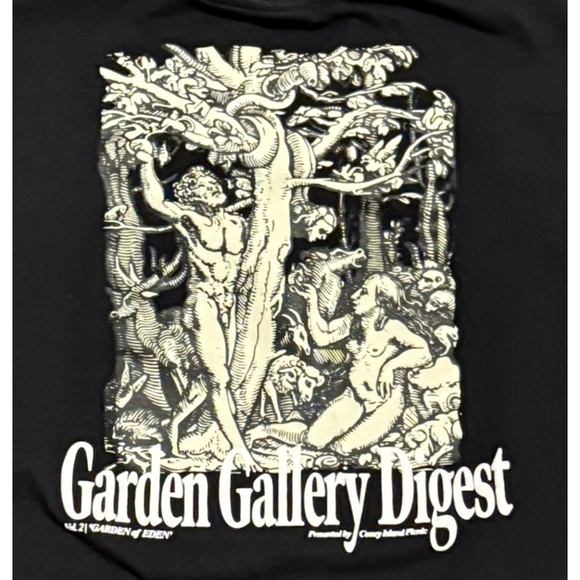 Pacsun Men’s Coney Island Picnic Eco Garden Gallery Graphic T-Shirt Black Sz Med - Picture 6 of 7